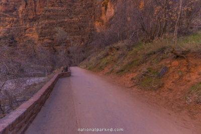 Riverside Walk in Zion National Park in Utah