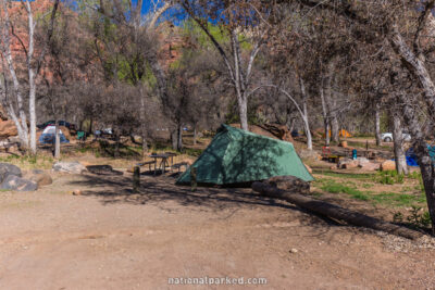 South Campground in Zion National Park in Utah