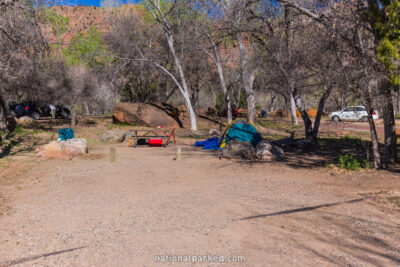 South Campground in Zion National Park in Utah