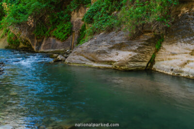 The Narrows in Zion National Park in Utah