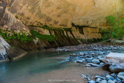 The Narrows in Zion National Park in Utah