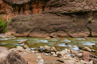 The Narrows in Zion National Park in Utah