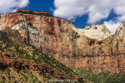 West Temple in Zion National Park in Utah